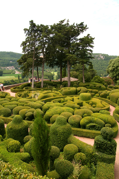 Marqueyssac gardens in the Dordogne, France. Image copyright Le Franco Phoney, La Clusaz, France.