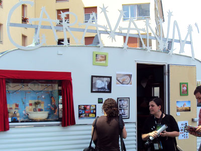 <A cool caravan at the International Animation Festival in Annecy, France >