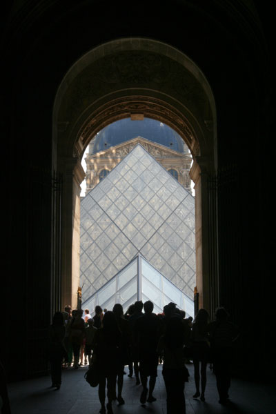 <An alternative view of the Louvre museum in Paris, France >“>Anyone who has been to Paris has probably seen the Louvre — at least from the outside if not the artwork within (and that tiny portrait of the <a href=