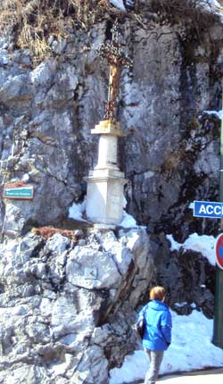 Photo of a religious monument in La Clusaz, France