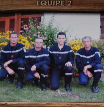 <Blurry pompiers on St Jean de Sixt calendar>
