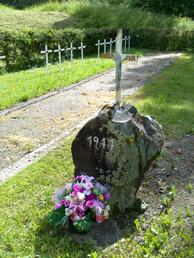 <The 1944 Milicien cemetery in the Vallée du Bouchet, le Grand Bornand>“>Here is a cemetery you won’t read about in many places. It’s the <em>cimetière des miliciens</em>, and it has no legal standing.</p>
<p>On 24 August 1944, some 76 <em>miliciens</em> were executed in the Vallée du Bouchet after a court martial found them guilty of treason. <em>Miliciens</em> are a difficult subject for lots of reasons. Although they were set up by the Vichy government to help aid their alliance with Nazi Germany, their legal standing was never very clear. As a result, they weren’t accountable to any authority and had a reputation for being lawless in their pursuits. Although French, they fought the French Resistence more than once, including just kilometres away at the <a title=