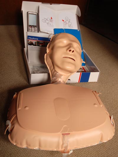 <Photo of Anne, the French CPR doll'>