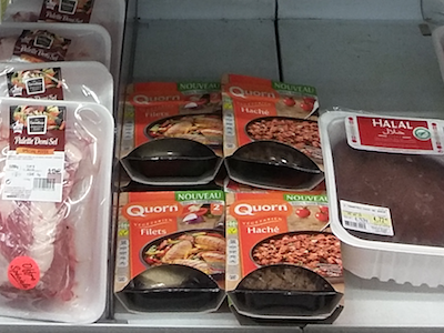 Quorn placement in Annecy Carrefour
