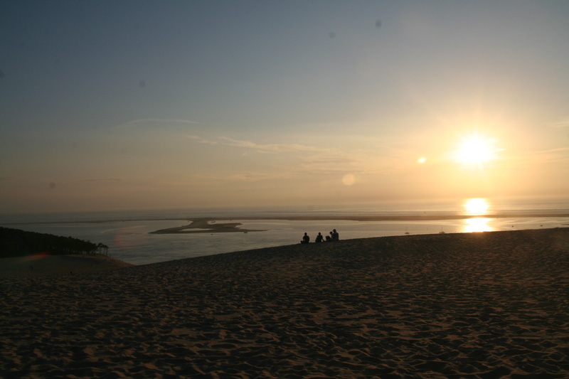 Sunset from the Dune du Pilat, France