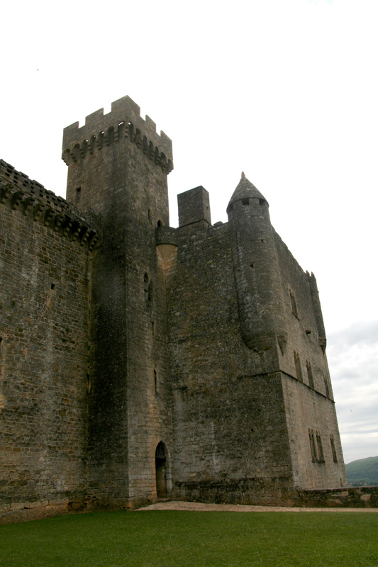 Chateau de Beynac, France, inside the castle walls