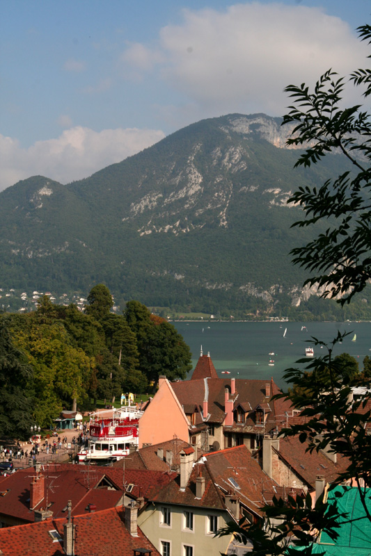 Lake Annecy from the Annecy chateau and museum