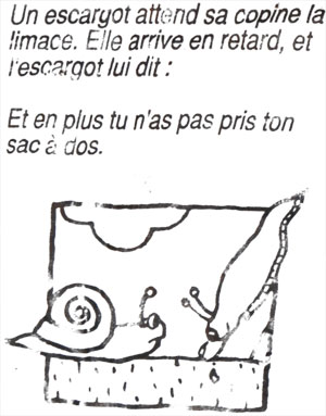 French snail joke