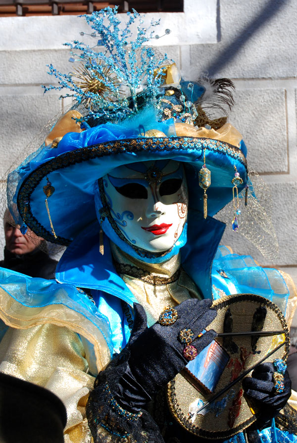 Venetian carnival Annecy with costumes
