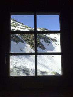 View from the hospice at the Col de Grand Saint Bernard